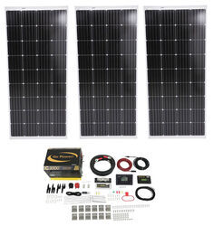 Go Power Solar Extreme Charging System - 600 Watt Solar Panels - 3,000 Watt Inverter Charger - 34282185
