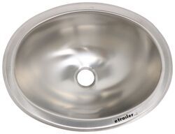 LaSalle Bristol Single Bowl RV Kitchen Sink - 13-1/4" Long x 10-1/2" Wide - Stainless - 34413M1186