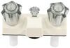 bathroom faucet standard sink lasalle bristol utopia rv w/ d-spud - dual knob handle ivory