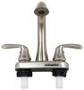 bathroom faucet standard sink lasalle bristol utopia rv - dual lever handle brushed nickel
