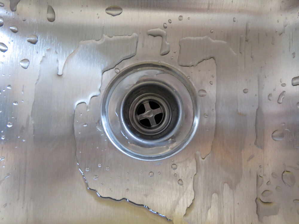 rv kitchen sink drain parts
