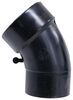 LaSalle Bristol Street Elbow Fitting for RV Sewer System - ABS Plastic - 45 Degree - 3" 3 Inch 344632403
