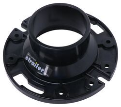 LaSalle Bristol Toilet Floor Flange w/ Spigot for RV - ABS Plastic - 3" Hub x 4" Diameter - 3446336347