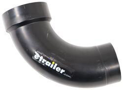LaSalle Bristol Long Sweep Elbow Fitting for RV Sewer System - ABS Plastic - 90 Degree - 1-1/2" - 344635276