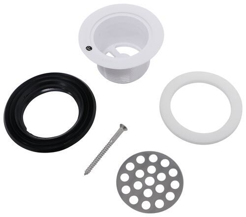 LaSalle Bristol RV Shower Drain w/ Grid Strainer - 1-7/8