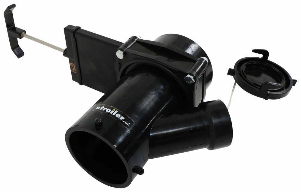 RecPro Lasalle Bristol Double Waste Valve Elbow 3 Spigot x 1-1/2 Hub for RVs Campers and Trailers 