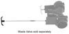 rv waste valves extension rod for lasalle bristol valve - 12 inch long