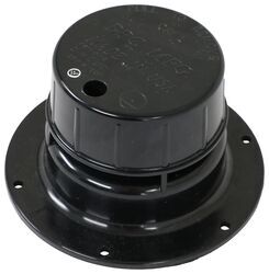 LaSalle Bristol RV Plumbing Roof Vent with Snap On Cap - 5-1/2" Diameter - PVC - Black - 34474558B