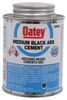 sewer seals and gaskets lasalle bristol abs solvent cement - black 1/2 pint