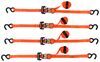 SmartStraps Ratchet Tie-Down Straps w/ S-Hooks - 1" x 10' - 1,000 lbs - Qty 4 851 - 1200 lbs 348149