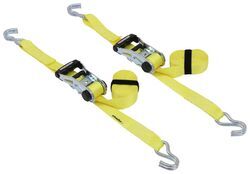 SmartStraps Ratchet-X Tie-Down Straps w/ Double J-Hooks - 1-1/2" x 14' - 1,667 lbs - Qty 2 - 348159