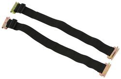 CargoSmart Adjustable Bungee Straps for E-Track and X-Track Systems - 16" to 24" - Qty 2 - 3481714