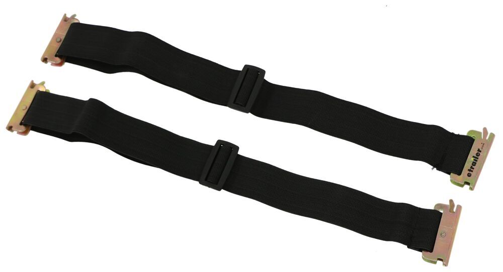 CargoSmart Adjustable Bungee Straps for E-Track and X-Track Systems - 22" to 32" - Qty 2 2 Feet Long 3481715
