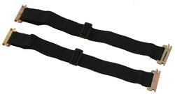 CargoSmart Adjustable Bungee Straps for E-Track and X-Track Systems - 22" to 32" - Qty 2 - 3481715
