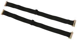 CargoSmart Adjustable Bungee Straps for E Track and X Track Systems - 28" to 48" - Qty 2 - 3481716