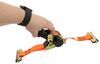 CargoSmart Retractable Ratchet Straps for E-Track or X-Track - 1" x 6' - 500 lbs - Qty 2 Retractable 3481717