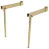 CargoSmart Folding Workbench Brackets for E-Track or X-Track - 26" to 40" Tall - 600 lbs