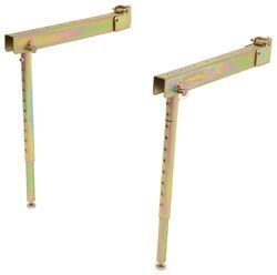CargoSmart Folding Workbench Brackets for E Track or X Track - 26" to 40" Tall - 600 lbs - 3481744