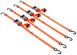 SmartStraps Ratchet-X Ratchet Tie-Down Straps w/ S-Hooks - 1-1/4" x 14' - 1,000 lbs - Qty 4 - 348349