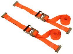 CargoSmart Ratchet Straps for E Track or X Track - 2" Wide x 16' Long - 1,000 lbs - Qty 2 - 348899