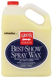 Griot's Garage Best of Show Spray-On Wax Enhancer for Vehicles and RVs - 1 Gallon Jug - 34910969