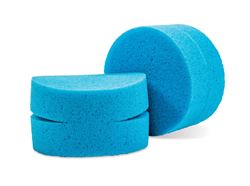 Griot's Garage Detailing Sponges for Vehicles and RVs - 4" Diameter - Blue - Qty 2 - 34911205