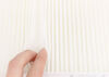 PTC Custom Fit Cabin Air Filter - White Media Particulate Bacteria,Dust,Mold Spores,Pollen,Smoke,Soot 3513880