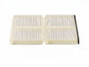 PTC Custom Fit Cabin Air Filter - White Media Particulate Bacteria,Dust,Mold Spores,Pollen,Smoke,Soot 3513908