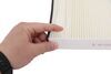 PTC Custom Fit Cabin Air Filter - White Media Particulate Bacteria,Dust,Mold Spores,Pollen,Smoke,Soot 3513924