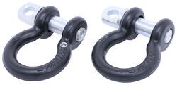 BulletProof Hitches Shackle for Trailer Safety Chains - Channel Mount - 1-1/2" Diameter - Qty 2