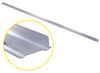 horse trailer accessories trim and edging top rail for enclosed - 93-1/2 inch long x 2-1/2 tall 1 deep aluminum