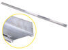 horse trailer accessories trim and edging top rail for enclosed - 2-3/4 inch tall x 1-1/2 deep aluminum