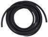 D-Shaped Rubber Seal for Enclosed Trailer - Stick On - 25' Long x 3/4" Tall