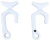 boat bumpers rope clips taylor made clip-on fender hangers for 7/8 inch rails - qty 2