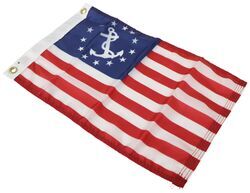 Taylor Made USA Boat Flag - Yacht Ensign - 12" Tall x 18" Long - Nylon - 3691118