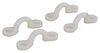 eye strap taylor made straps for bimini tops - 1-7/8 inch long 3/8 white nylon qty 4