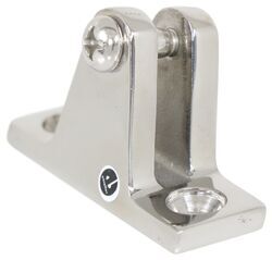 Taylor Made Bimini Top Deck Hinge for Boat Gunwales - 60 Degree Angle - Stainless Steel - Qty 1 - 36911734