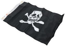 Taylor Made Pirate Boat Flag - Jolly Roger - 12" Tall x 18" Long - Nylon - 3691818