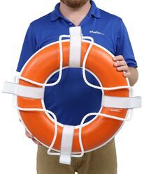 Taylor Made Emergency Life Preserver - US Coast Guard Approved - 20" Diameter - Orange Vinyl - 369363
