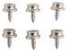 Taylor Made Boat Cover Snaps for Wood - Male End Screws - Qty 6