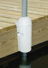 dock bumpers taylor made post bumper for 1-1/2 inch diameter pipes - 17 tall white vinyl