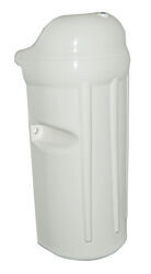 Taylor Made Dock Post Bumper for 1-1/2" Diameter Dock Pipes - 17" Tall - White Vinyl - 36945600