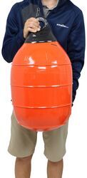 Taylor Made Spoiler Low Drag Commercial Fishing Buoy - 24" Tall x 13" Diameter - Orange - 36954010