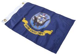 Taylor Made US Navy Boat Flag - 12" Tall x 18" Long - Nylon - 3695621