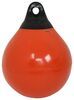 taylor made boat bumpers hull tuff end round fender for commercial boats - 15 inch diameter orange vinyl