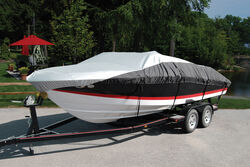 Taylor Made Eclipse V-Hull Runabout Boat Cover - 21' to 23' Long Boats - 102" Beam - 36970910