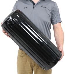 Taylor Made Big B Through-Hole Boat Fender for 35' to 50' Long Boats - Metallic Black Vinyl - 36971032
