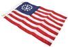 novelty flags 18 inch long taylor made deluxe sewn usa boat flag - yacht ensign 12 tall x nylon