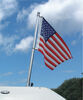 0  boat flags taylor made deluxe flag pole kit - 30 inch tall stainless steel