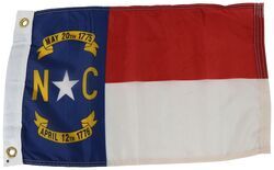 Taylor Made North Carolina Boat Flag - 12" Tall x 18" Long - Nylon - 36993119